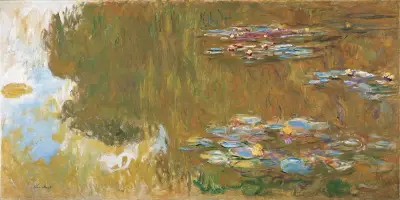 The Water Lily Pond, c. 1917-19 av Claude Monet