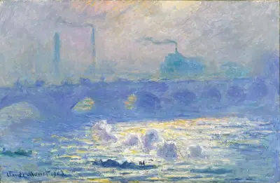 Waterloo Bridge, 1903 av Claude Monet