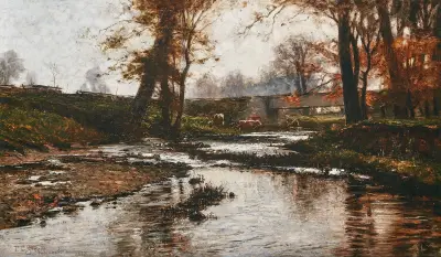 Pleasant Run av Theodore Clement Steele