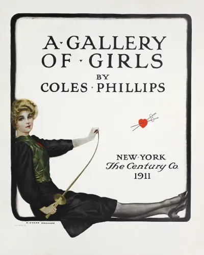 A gallery of girls – Title page av Coles Phillips