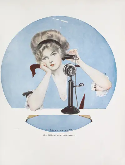 Långt borta skapar förtrollning av Coles Phillips
