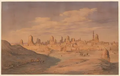Egypt – Perspective of The Tombs of the Caliphs at Cairo av Harald Conrad Stilling