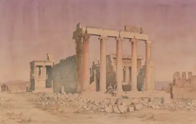 Greece, Athens, Erechtheion, 1853 – nr 2 av Harald Conrad Stilling