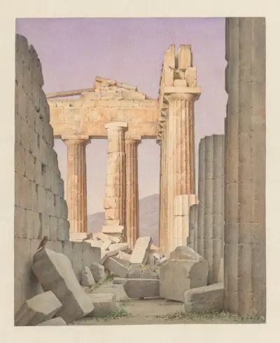 Greece, Athens – Parthenon, inner peristasis av Harald Conrad Stilling