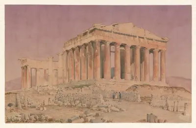 Greece, Athens – The Parthenon seen from the northwest av Harald Conrad Stilling