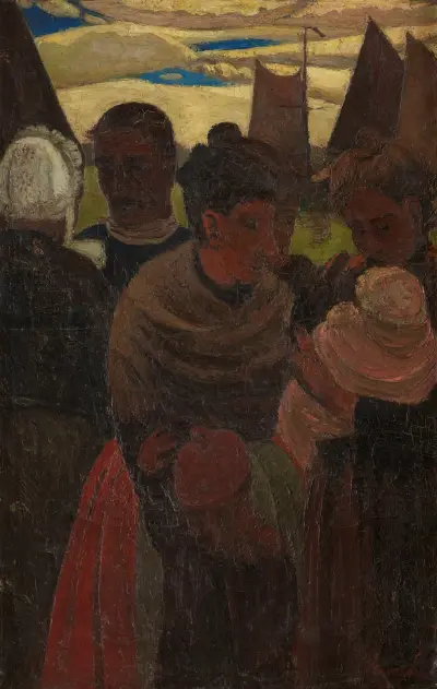 Aan de kaai av Constant Permeke
