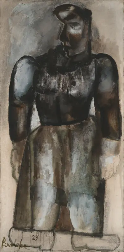 Boerin av Constant Permeke