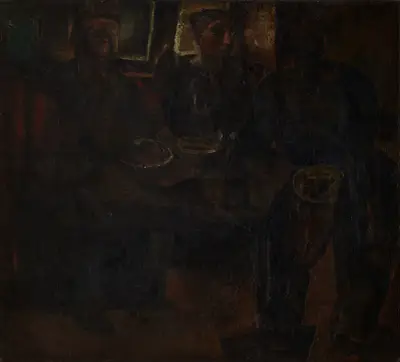 Das Mahl der Fischer von Constant Permeke