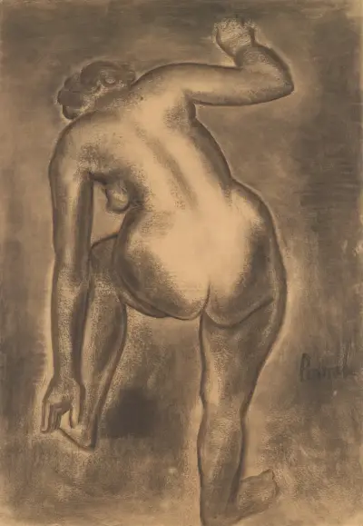 Akt von hinten gesehen, 1943 – Nr. 1 von Constant Permeke