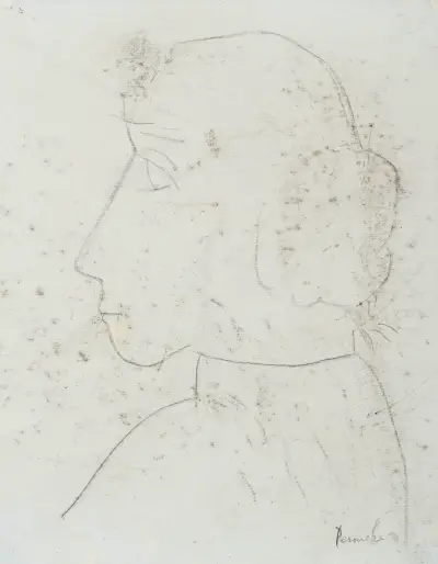 Frauenkopf von Constant Permeke