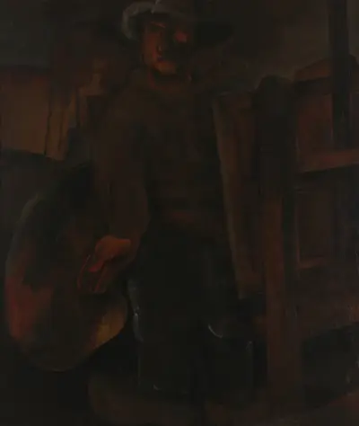 Selbstporträt von Constant Permeke