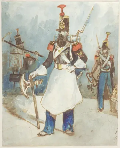 French Sapper av Constantin Guys