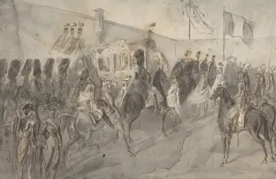 Senatorn återvänder från Vatikanen av Constantin Guys