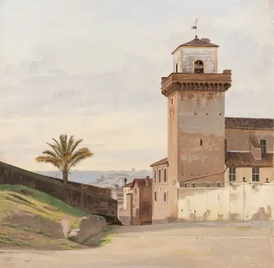 Church of San Pietro, Vincoli, Rome av Constantin Hansen
