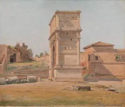 The Arch of Titus in Rome av Constantin Hansen