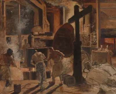 Steelworks av Constantin Meunier