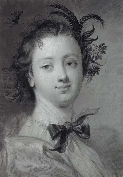 Junge Frau als Personifikation des Sommers von Cornelis Troost