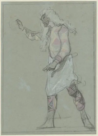 Harlekin als Barbier von Cornelis Troost