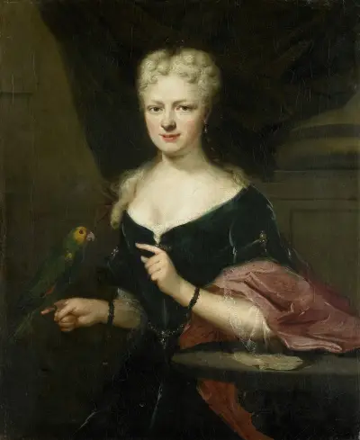 Portrait of Maria Magdalena Stavenisse, Wife of Jacob de Witte of Elkerzee, Councilor of Zierikzee av Cornelis Troost