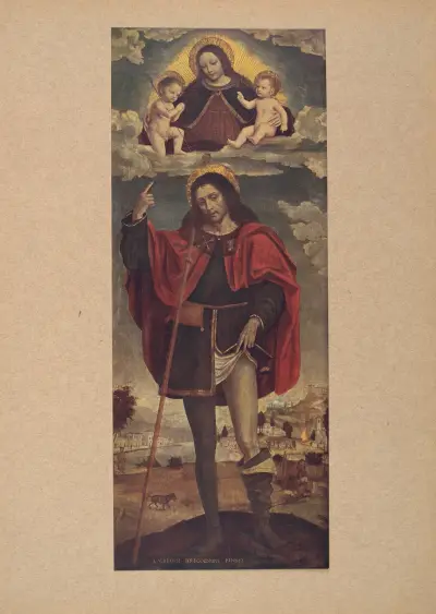 Ambrogio da Fossano detto il Bergognone, S. Rocco av Corrado Ricci