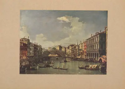 Bernardo Bellotto, Il ponte di Rialto av Corrado Ricci