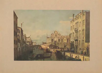 Canaletto, La Scuola di S. Marco av Corrado Ricci