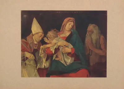 Lorenzo Lotto, Madonna med barnet och helgon av Corrado Ricci