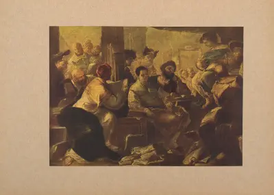 Luca Giordano, Jesus bland doktorerna av Corrado Ricci