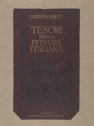 Tesori della pittura italiana – cover av Corrado Ricci