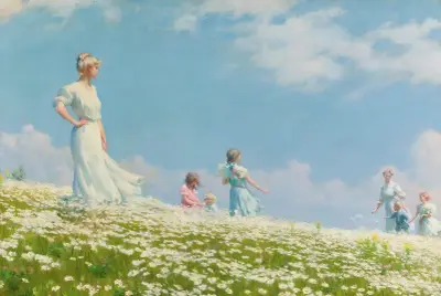 Summer av Charles Courtney Curran