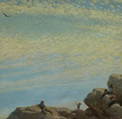 The Hawk av Charles Courtney Curran
