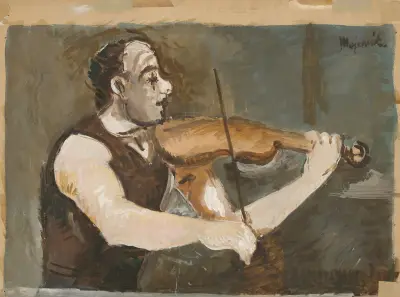 Bullock (Gypsy Fiddler on the Back) av Cyprián Majerník