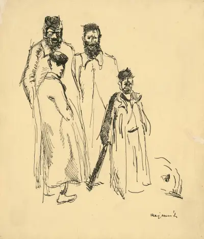 Drawing for the Short Story The Wise Men’s Well from Selma Lagerlöf av Cyprián Majerník