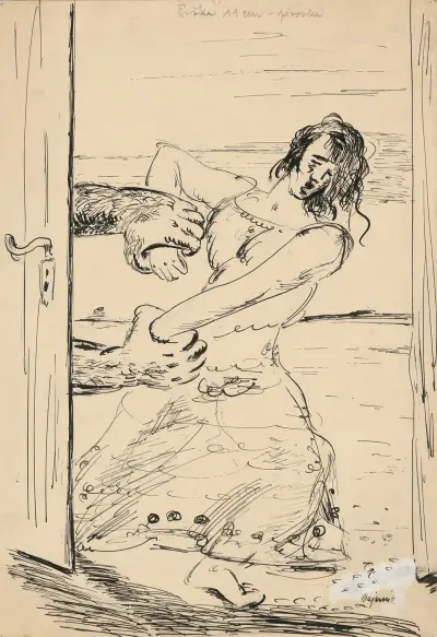 Umarmung, 1936 – Nr. 1 von Cyprián Majerník