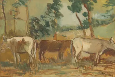 Kühe, 1935 von Cyprián Majerník