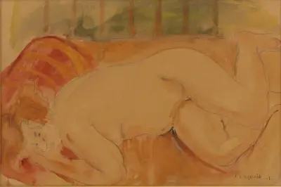Liegender Akt, 1931 von Cyprián Majerník