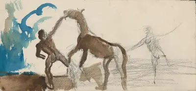 Ein Pferd zähmen von Cyprián Majerník