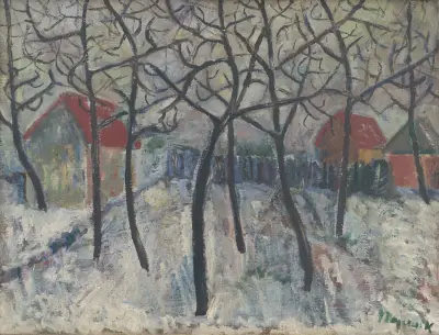Trees in a Garden av Cyprián Majerník