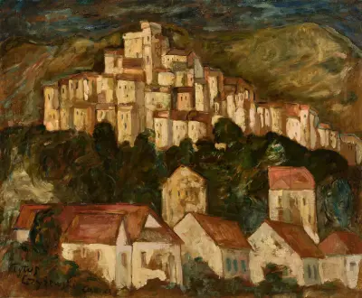 Landscape from Cagnes av Tytus Czyżewski