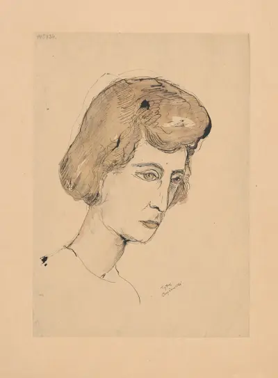 Woman’s head av Tytus Czyżewski
