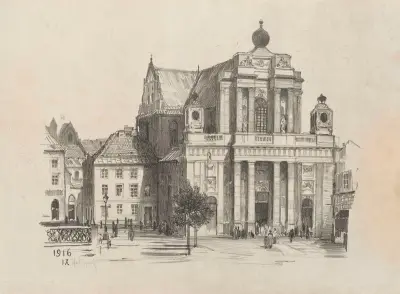 Carmelite Church. av Feliks Jabłczyński