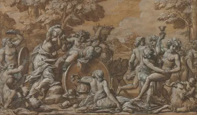 Bacchanal av Pietro da Cortona