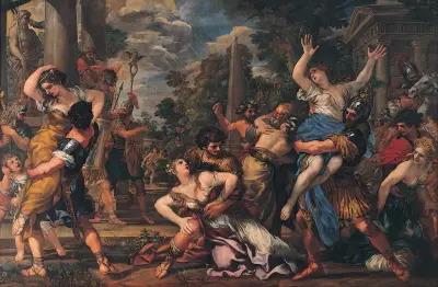 Sabinskornas bortrövande av Pietro da Cortona