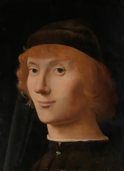 Portrait of a Young Man av Antonello da Messina