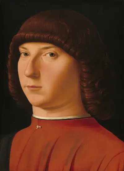 Portrait of a Young Man av Antonello da Messina