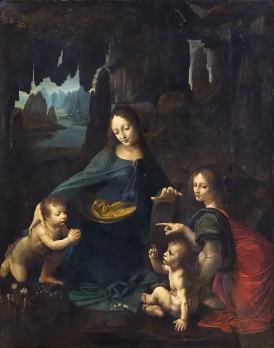 Klippmadonnan av Leonardo da Vinci