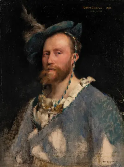 Portrait of Gustave Courtois av Pascal-Adolphe-Jean Dagnan-Bouveret