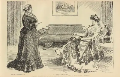 A careful daughter av Charles Dana Gibson