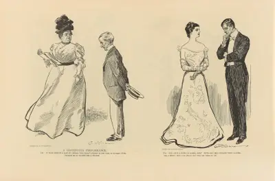 A continuous performance av Charles Dana Gibson