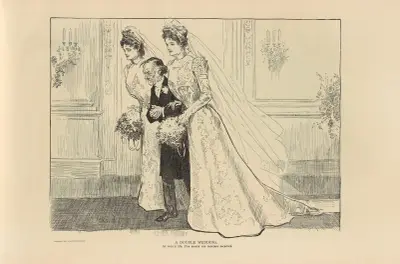 Ett dubbelbröllop av Charles Dana Gibson